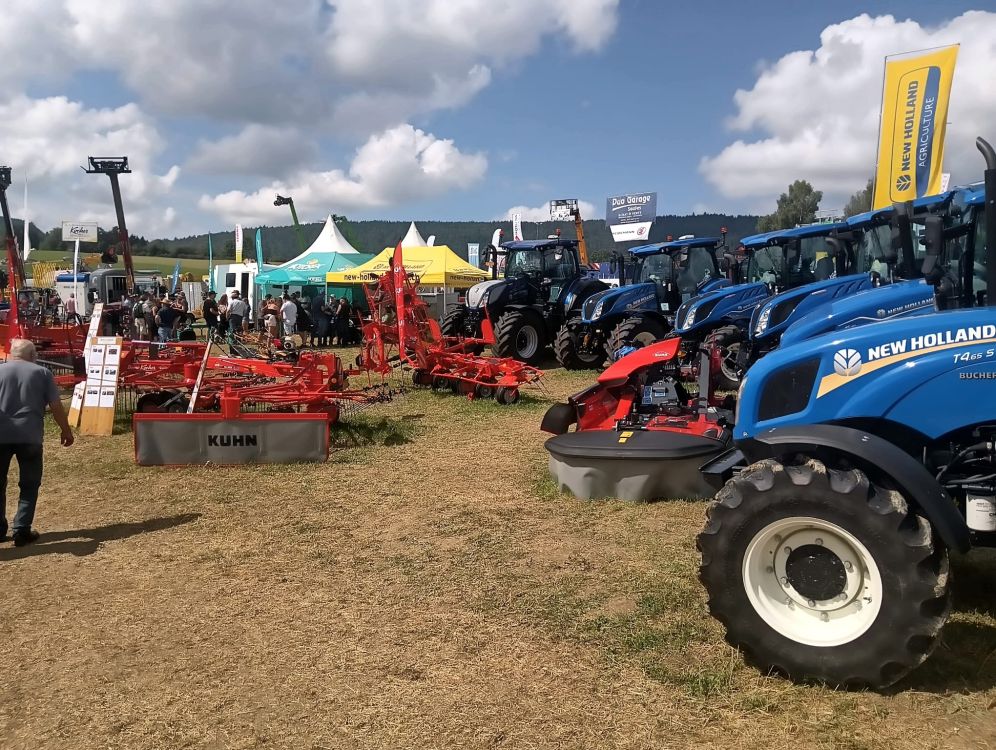 New Holland zählt zu den rund 60 Aussteller von Landmaschinen an der Foire de Chaindon. Bild: BG