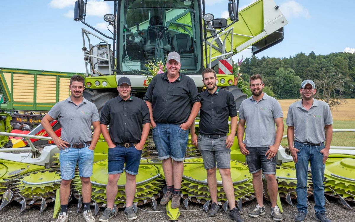 Team Lohnunternehmer Häckselkette Wittwer AG