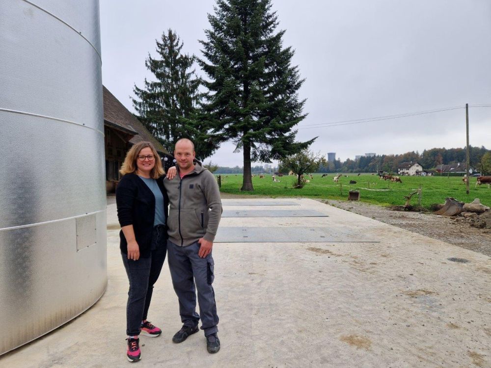 Vanessa und Samuel Aeberhardt aus Vilbringen bei Kirchberg. Bild: zVg